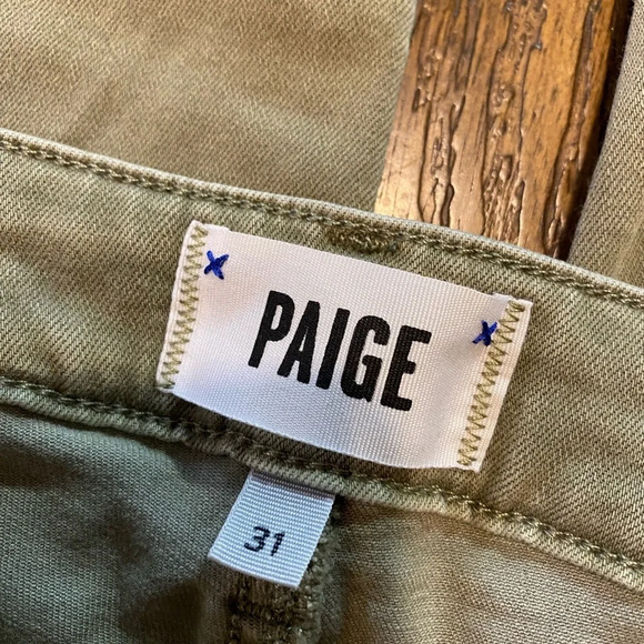 Paige Hoxton Ankle Olive Green Size 31 - Picture 5 of 7